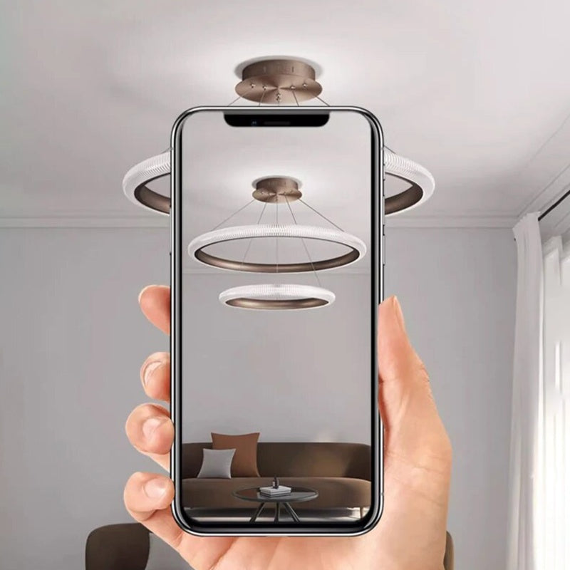 Antizer Nordic Circular Chandelier for Living Room