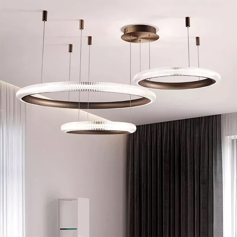 Antizer Nordic Circular Chandelier for Living Room