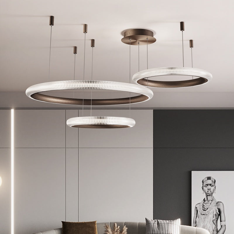Antizer Nordic Circular Chandelier for Living Room