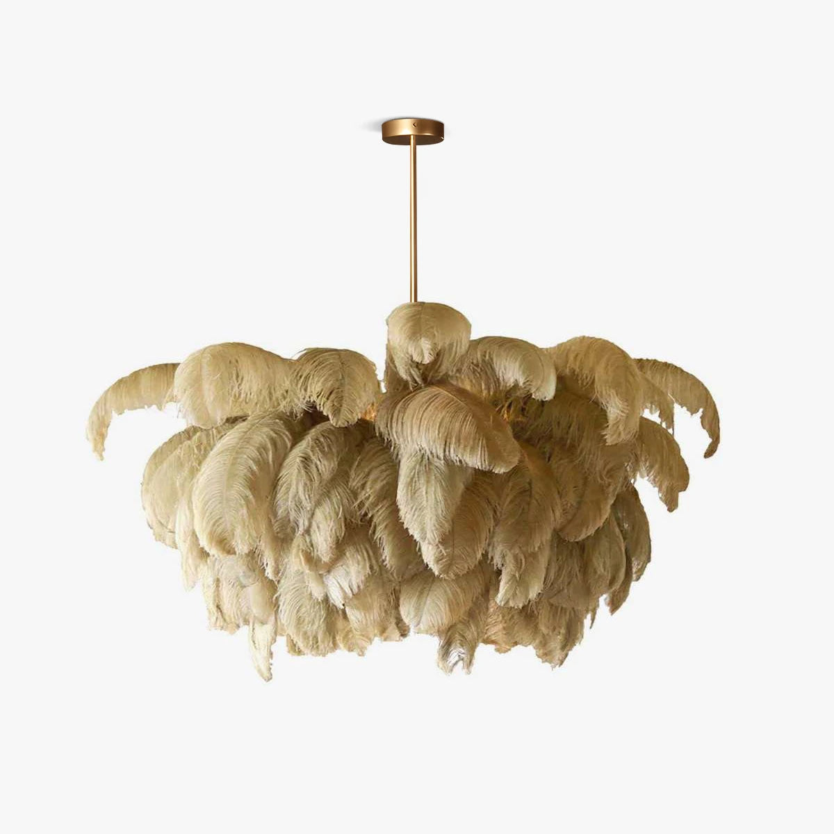 Antizer Ostrich Feather Chandelier Multiple Colors Available