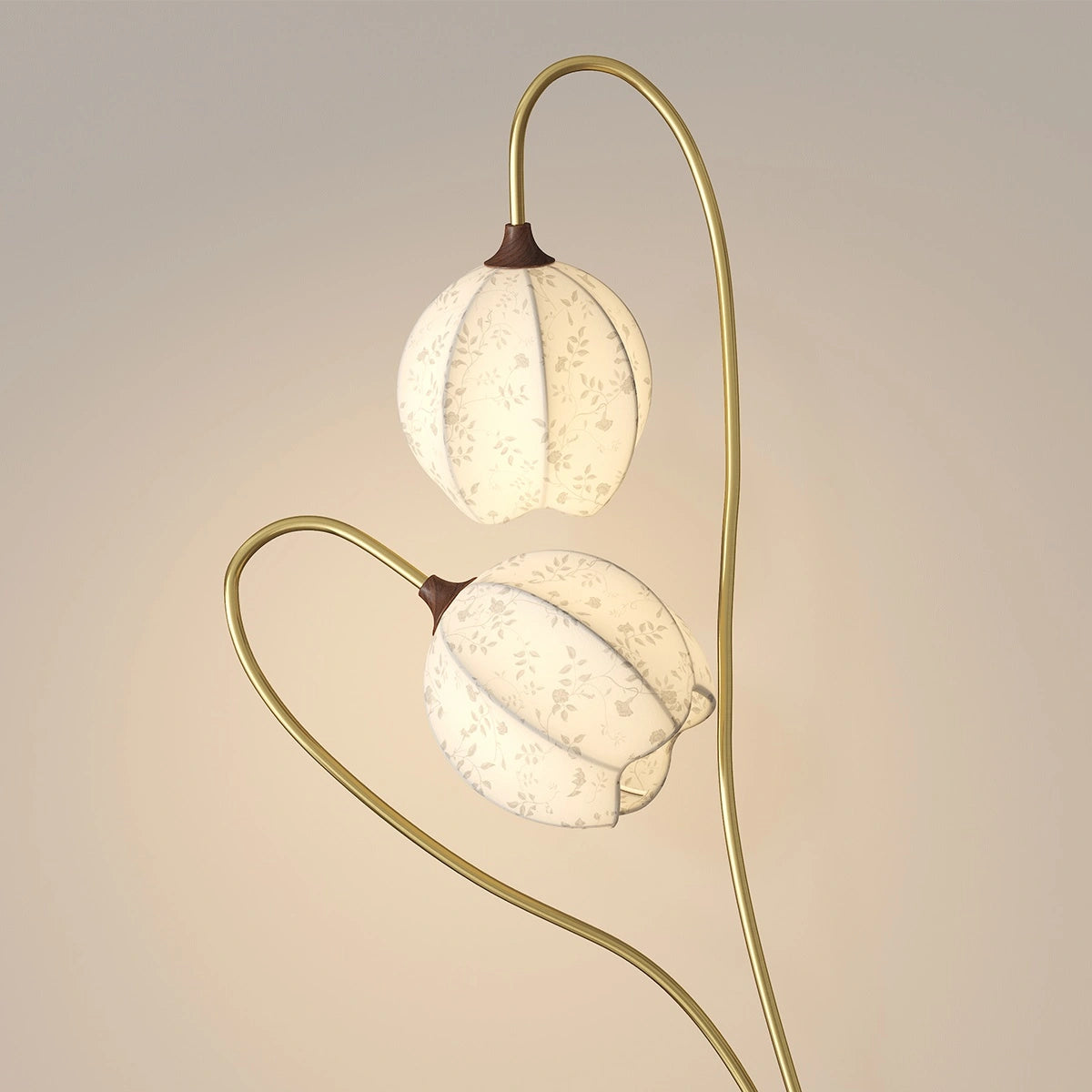 Antizer Double-Head Flower-Shaped Floor Lamp