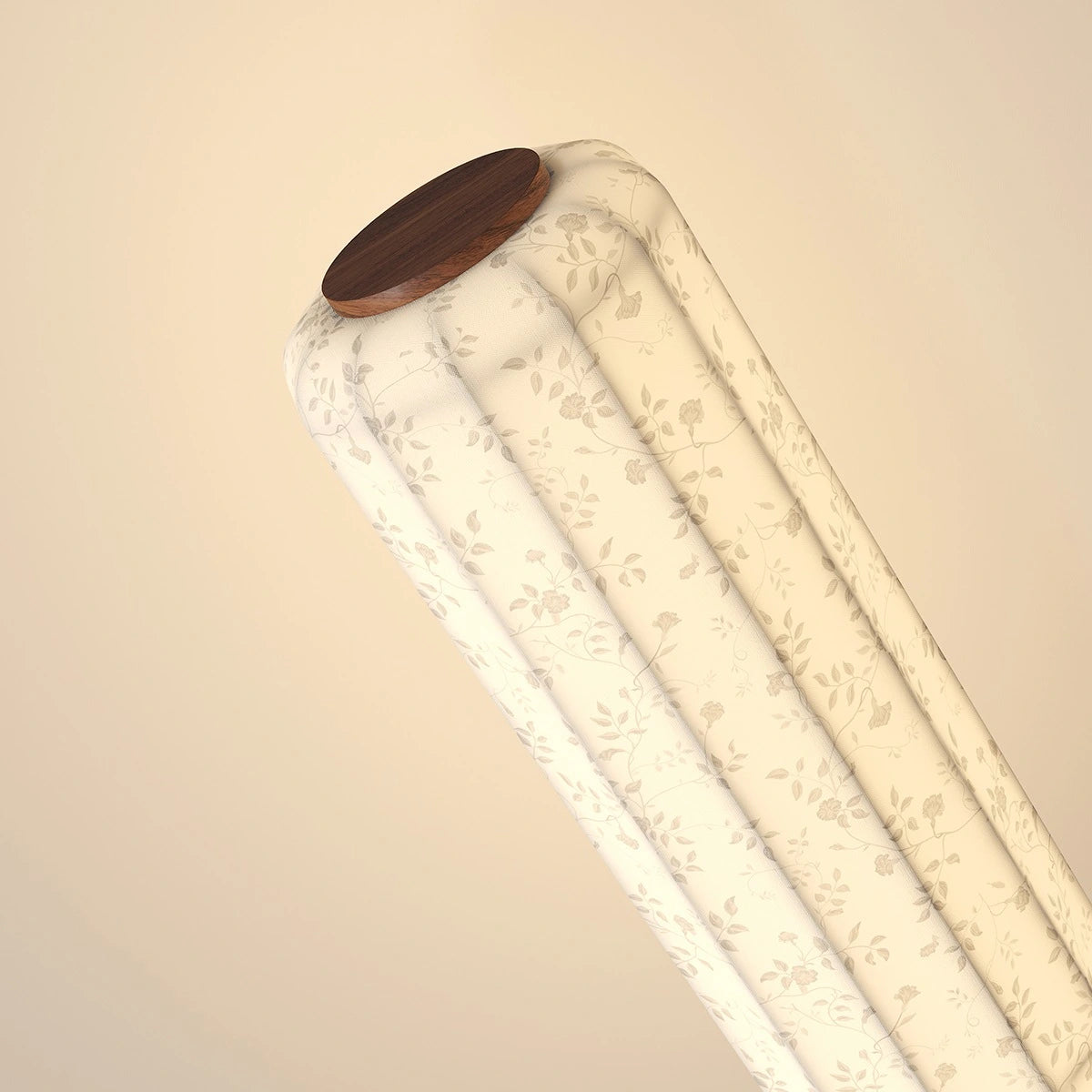 Antizer Column Fabric Lampshade Floor Lamp for Bedroom