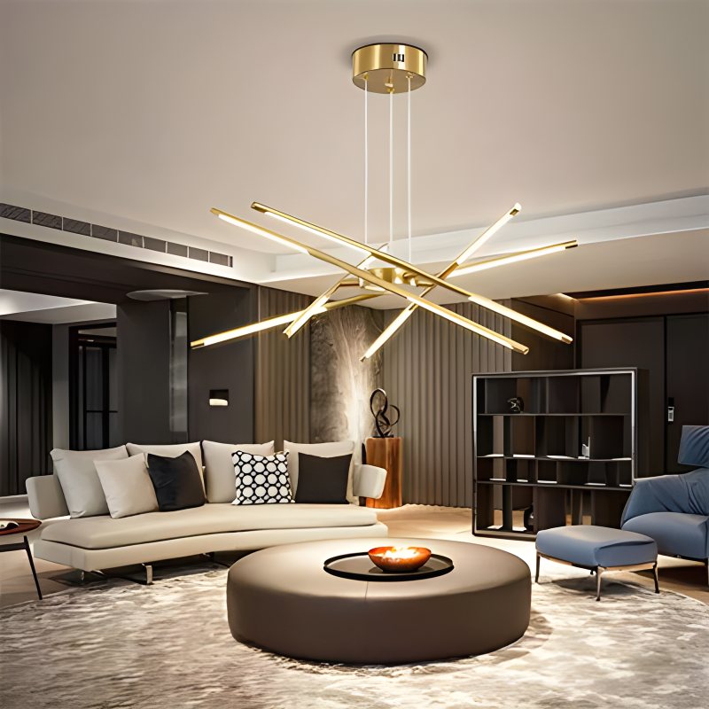Antizer Rotatable LED Chandelier for Living Room