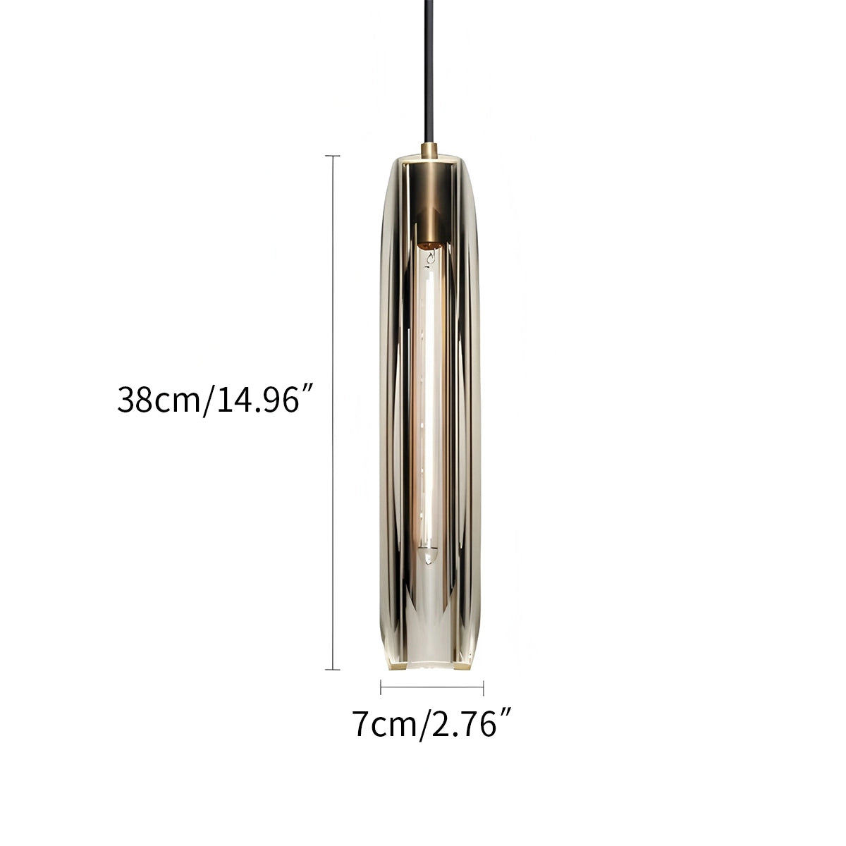 Antizer Rod Light Elegant Post Modern Pendant Light