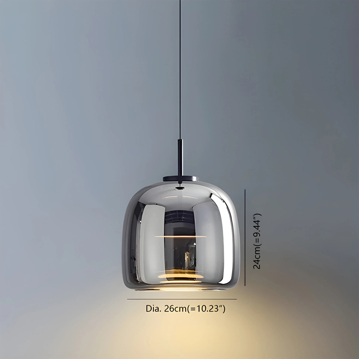 Antizer Morden Glass Pendant Light for Dining Room