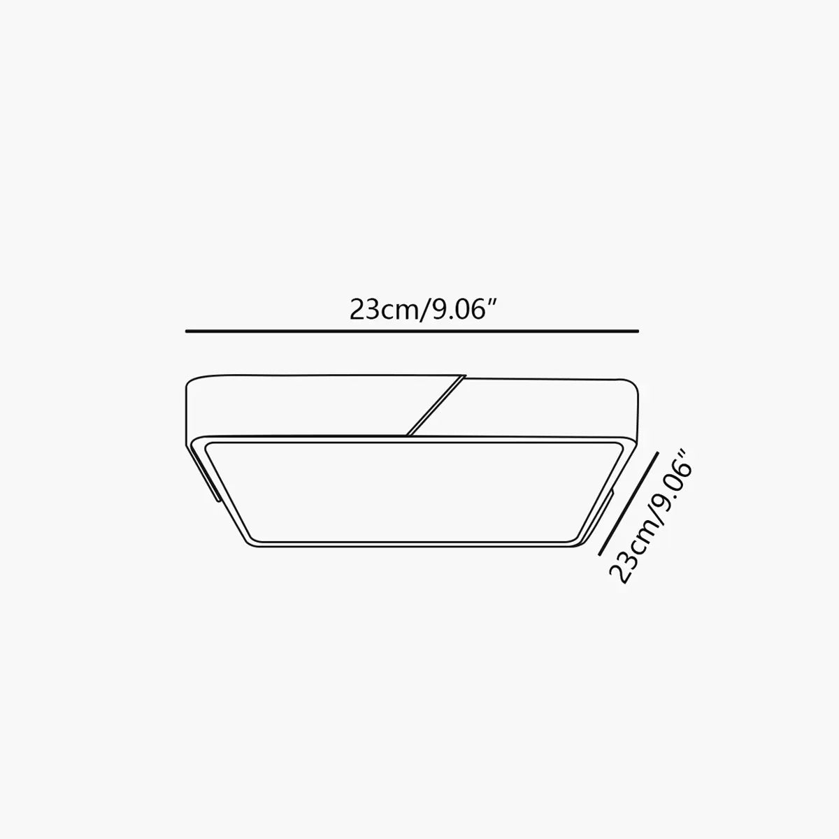Antizer Minimalist Wood Ceiling Light for Bedroom