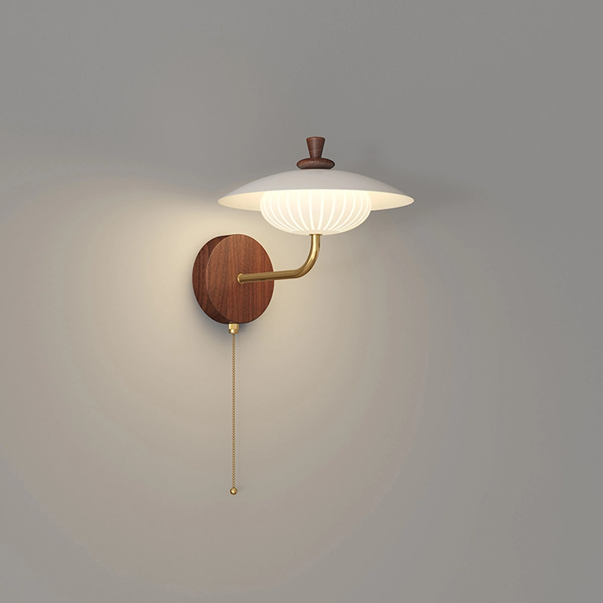 Antizer Cream Adjustable UFO Wall Lamp for Bedside