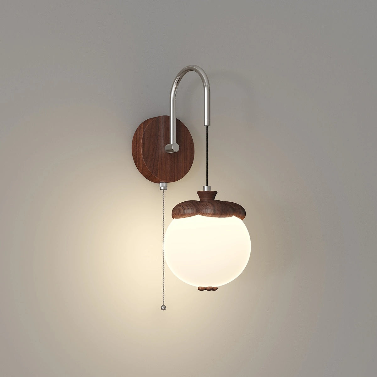 Antizer Movable Persimmon-Shaped Bedside Wall Lamp