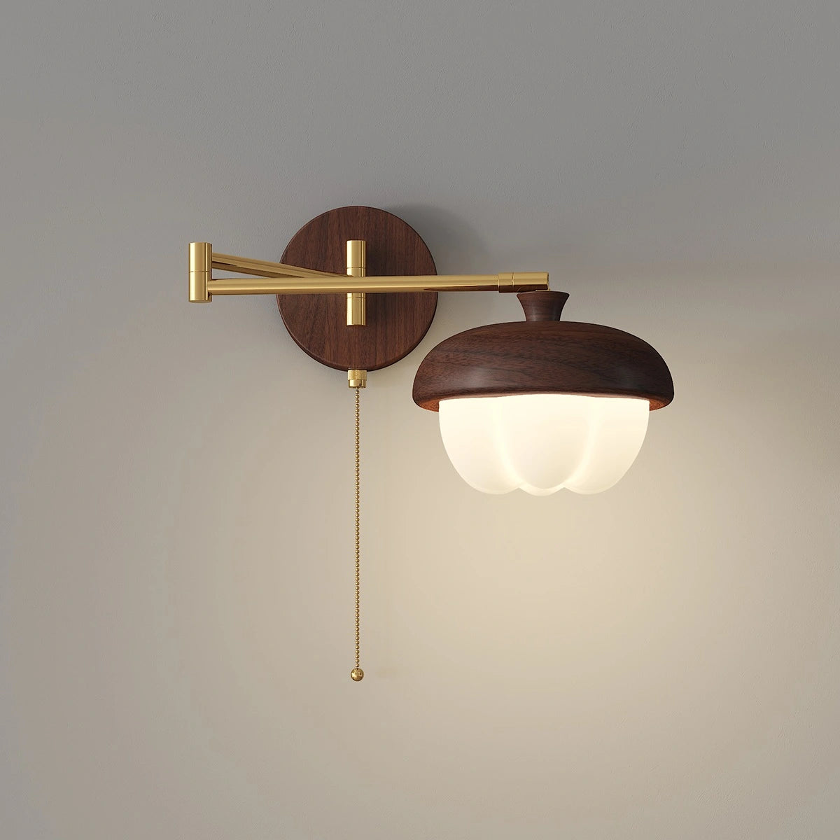 Antizer Movable Bud-Shaped Bedside Wall Lamp