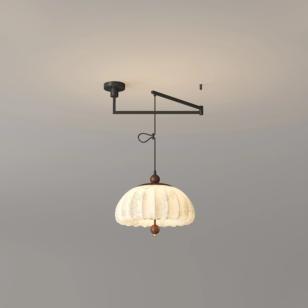 Antizer Displaceable Fabric Pendant Lamp for Dining Room