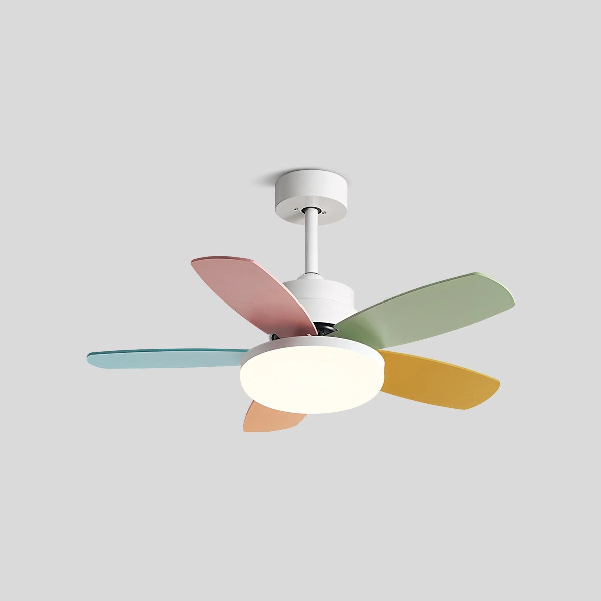 Antizer Nordic Colorful Leaf Ceiling Fan Light