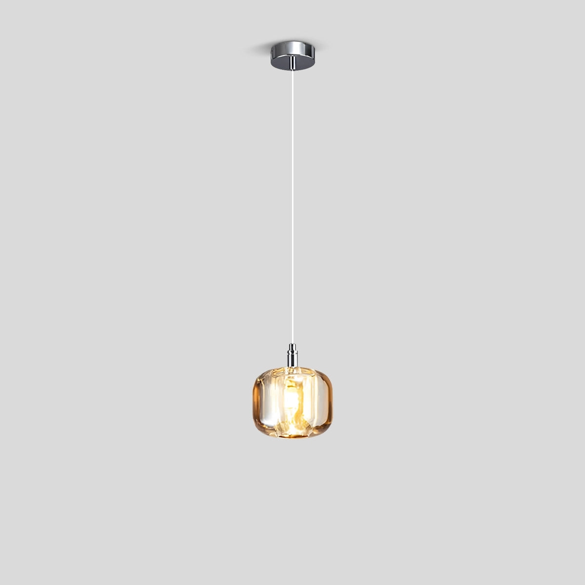 Antizer Colored Glass Multi Pendant Chandelier