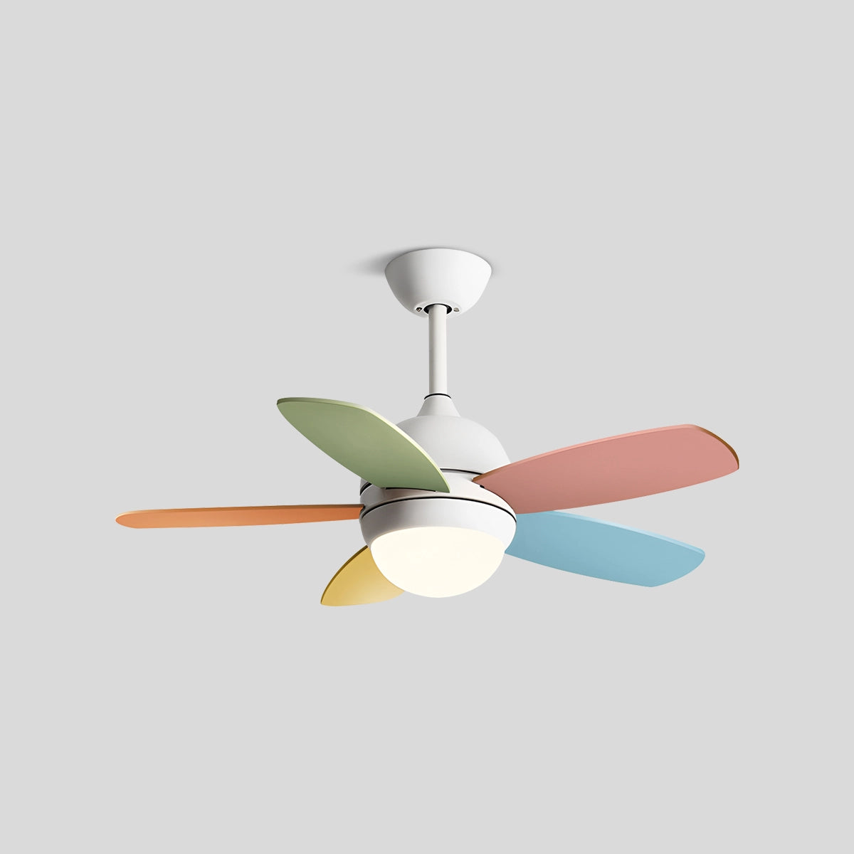 Antizer Nordic Colorful Leaf Ceiling Fan Light