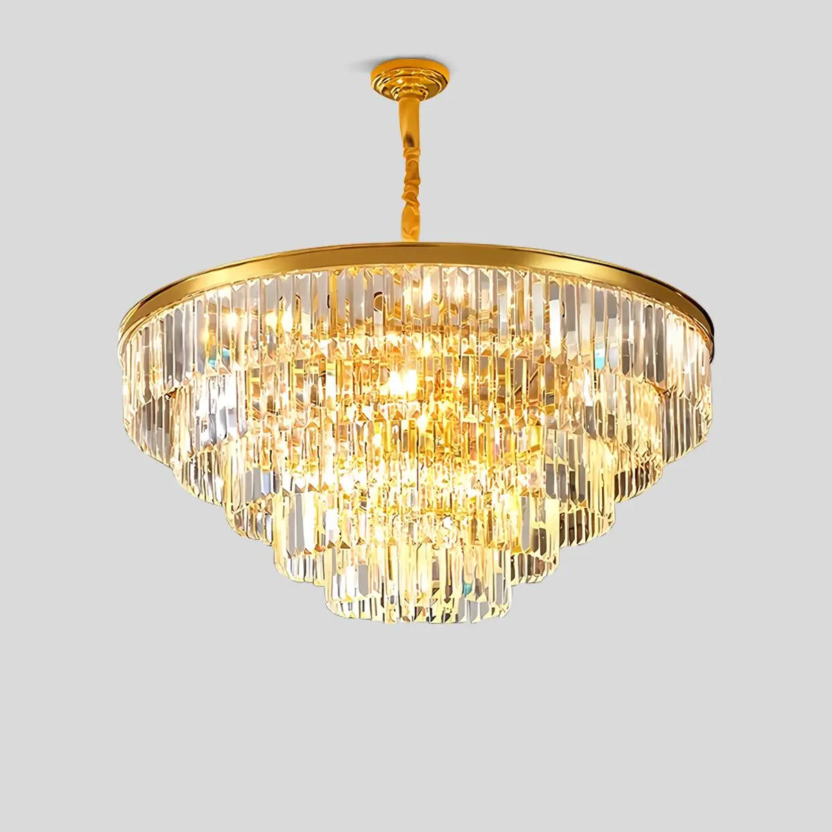 Antizer Light Luxury Crystal Chandelier for Living Room