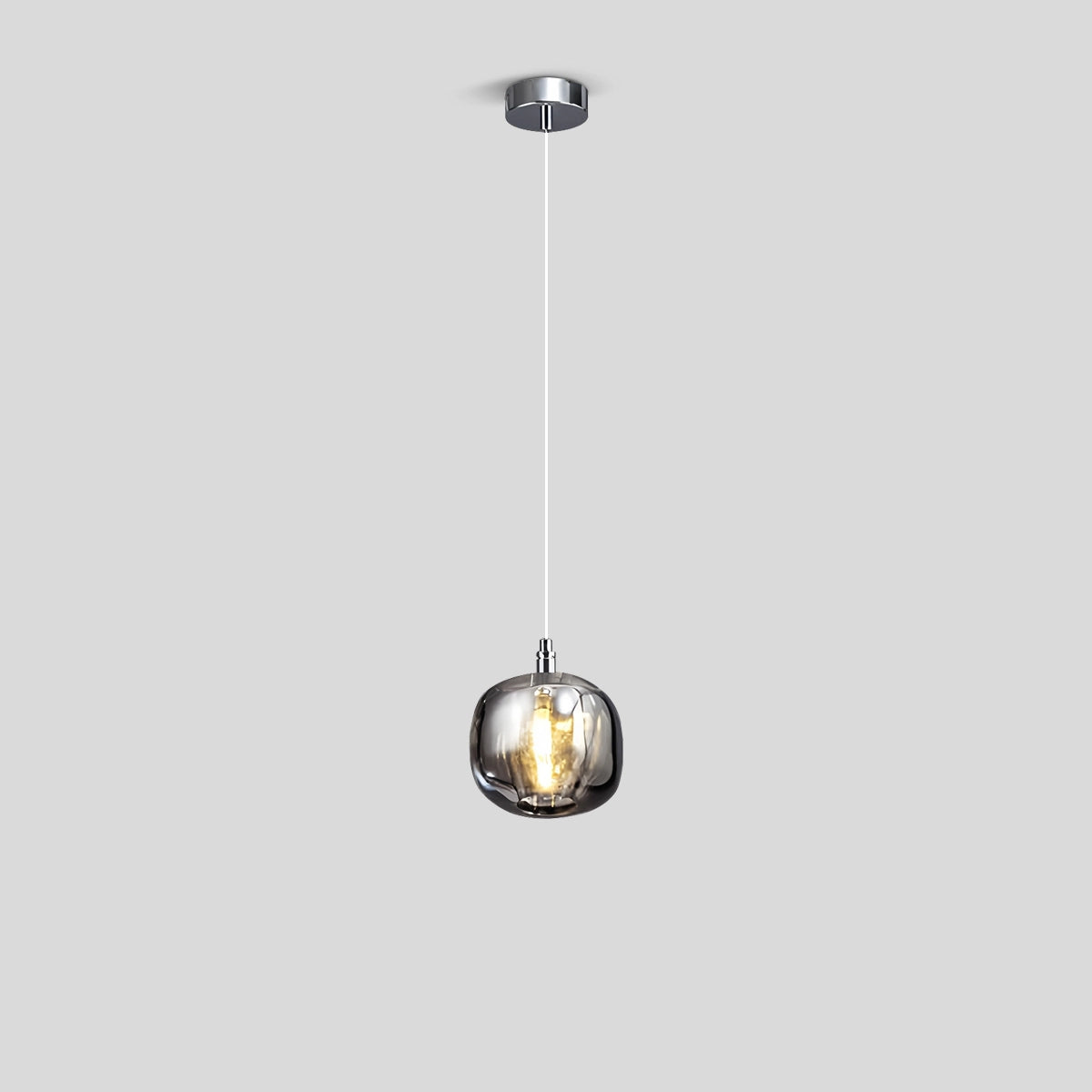 Antizer Colored Glass Multi Pendant Chandelier