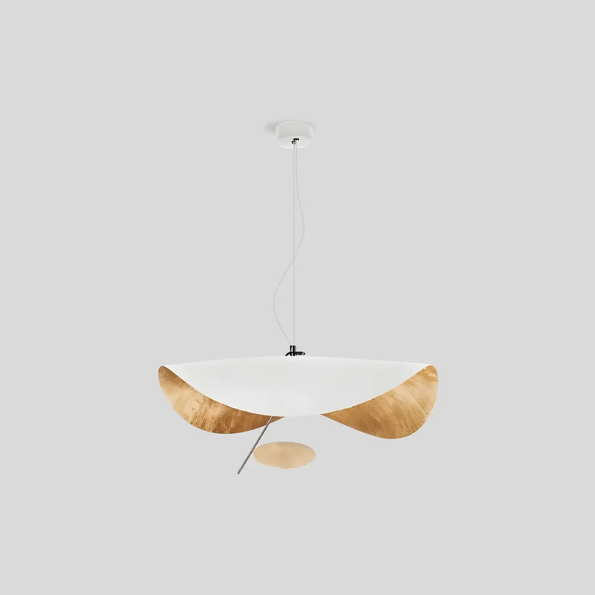 Antizer Modern Sculptural Leaf Pendant Light