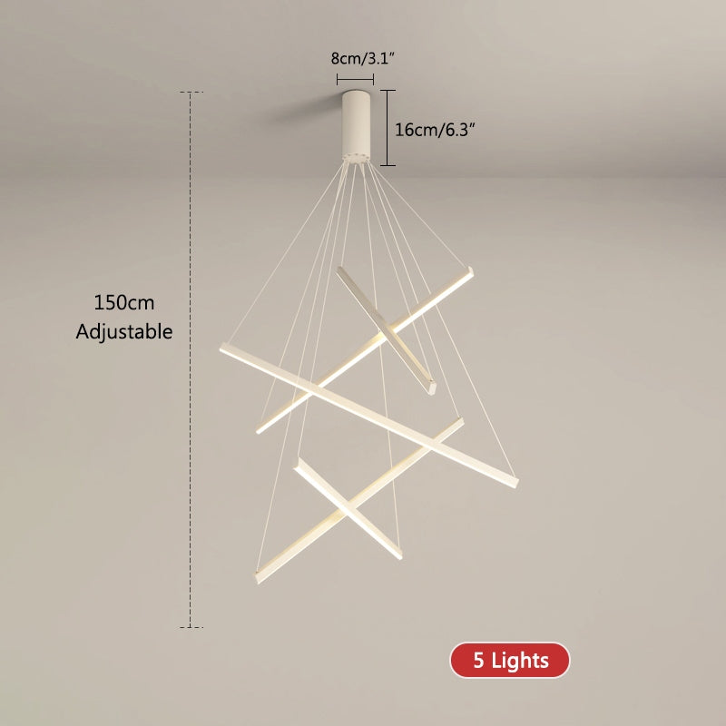 Antizer Custom Multi Light Sticks LED Chandelier
