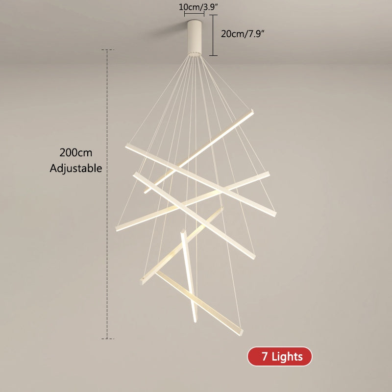 Antizer Custom Multi Light Sticks LED Chandelier