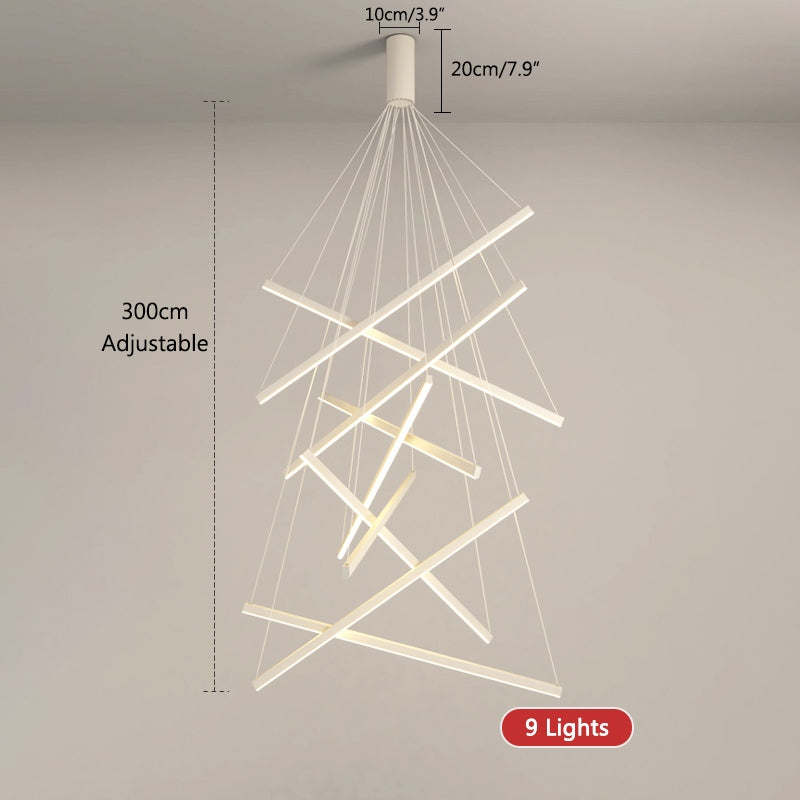 Antizer Custom Multi Light Sticks LED Chandelier