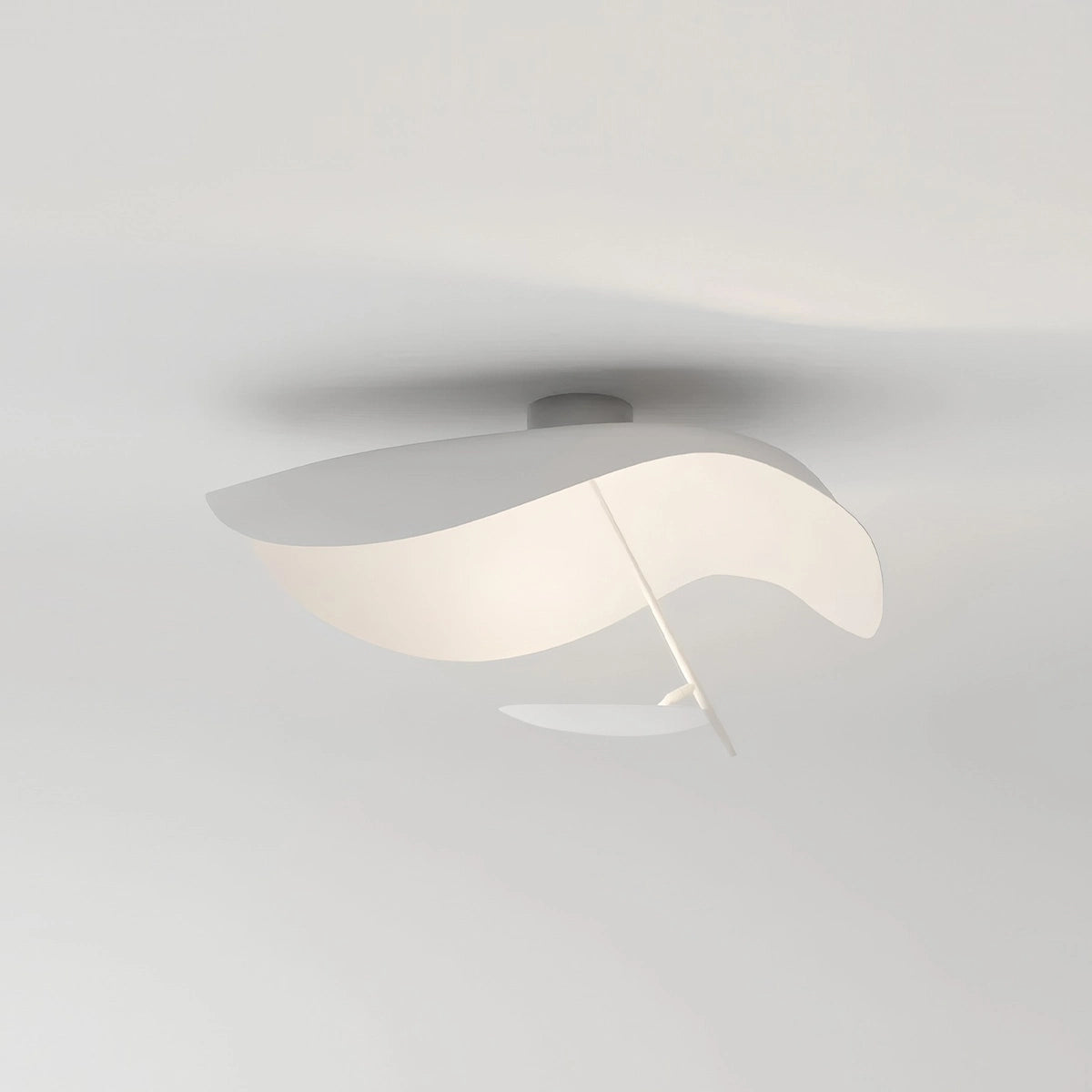 Antizer Sculptural Waveform Ceiling Light for Living Room
