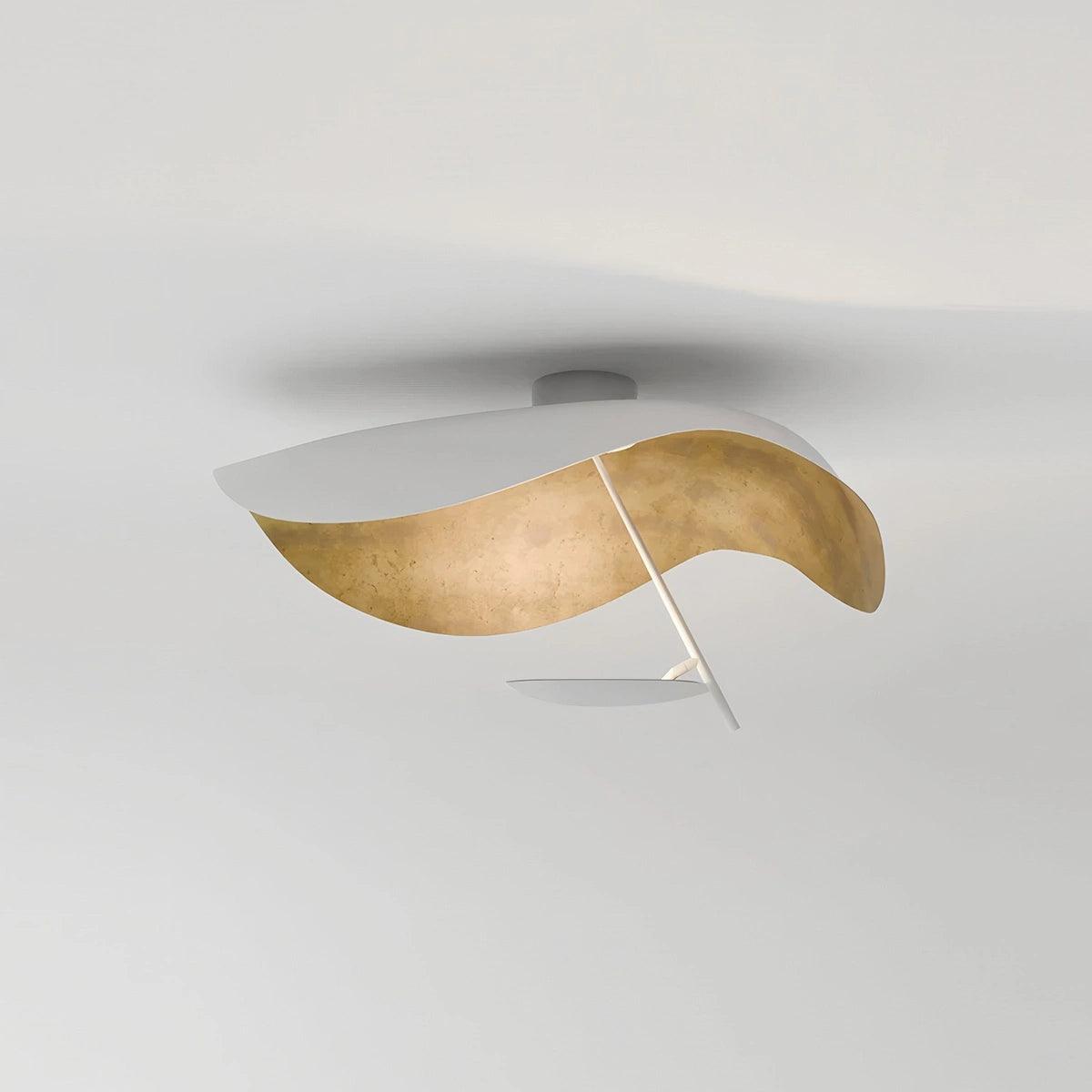 Antizer Sculptural Waveform Ceiling Light for Living Room