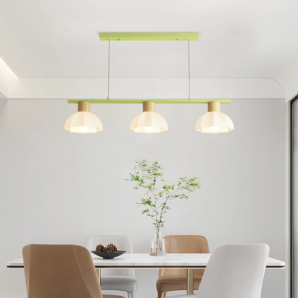 Antizer Creative Retro 3-Head Flower Chandelier