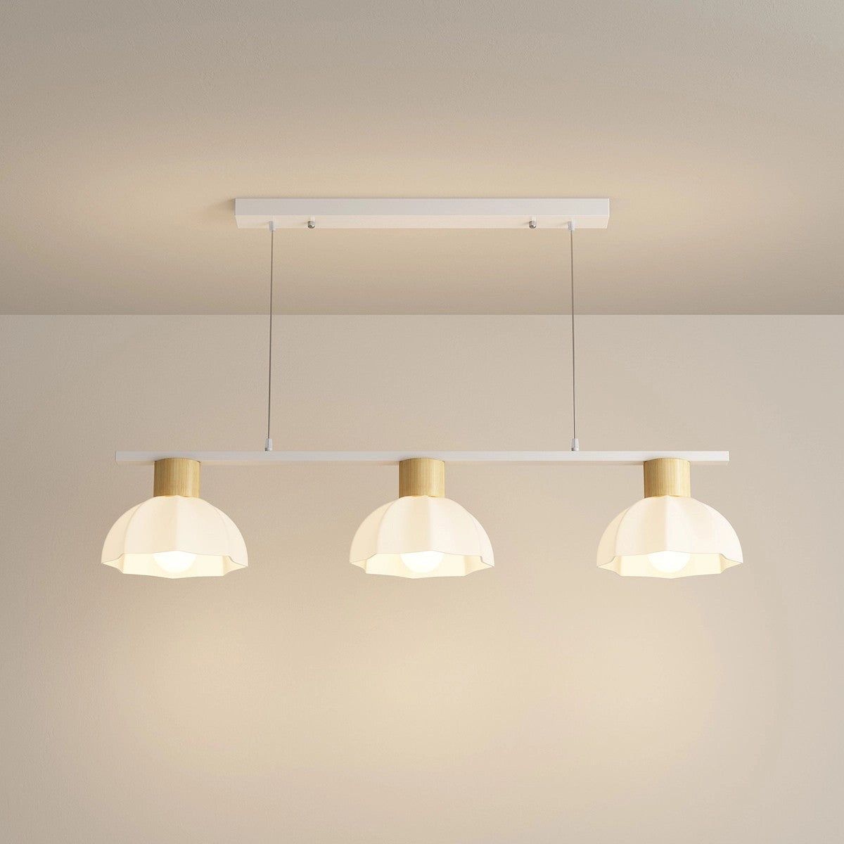 Antizer Creative Retro 3-Head Flower Chandelier