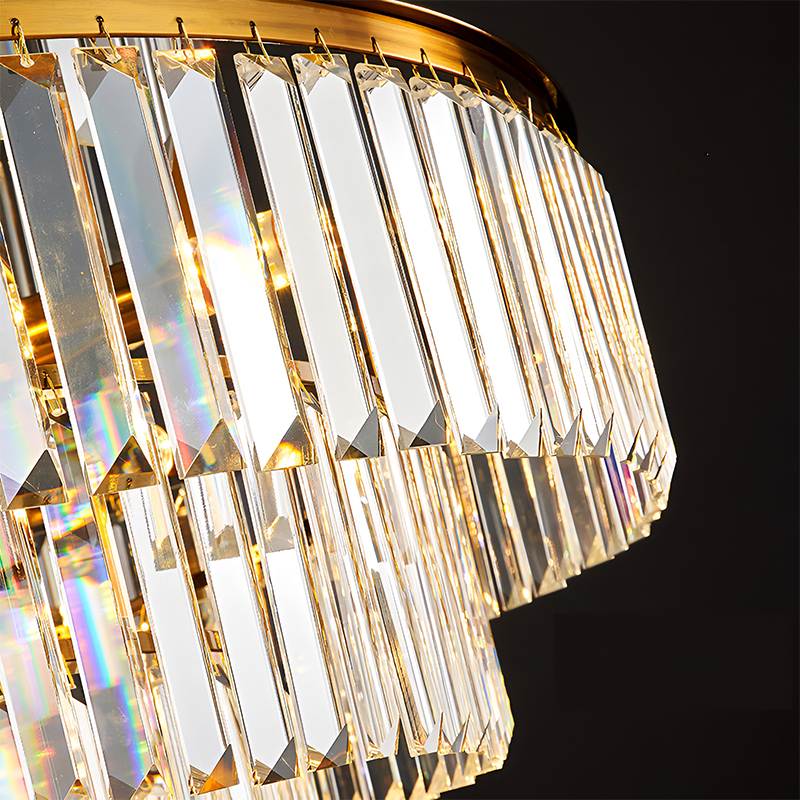 Antizer Light Luxury Crystal Chandelier for Living Room