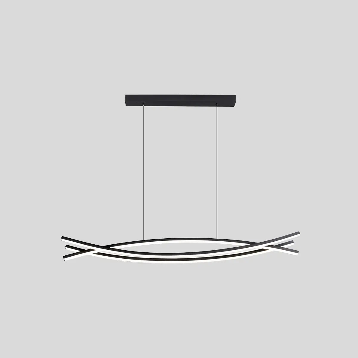 Antizer Eraj Curved LED Pendant Light for Kitchen Island