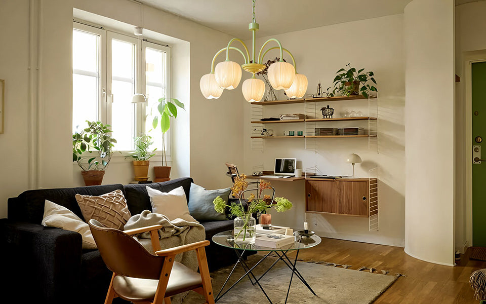 Elevate Your Home with the Antizer French Romance Tulip Matcha Chandelier