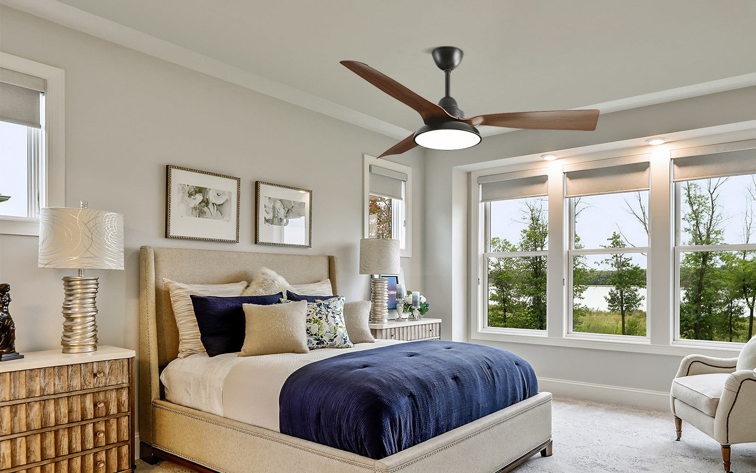Antizer American Retro Ceiling Fan With Light: A Timeless Fusion of Style and Function