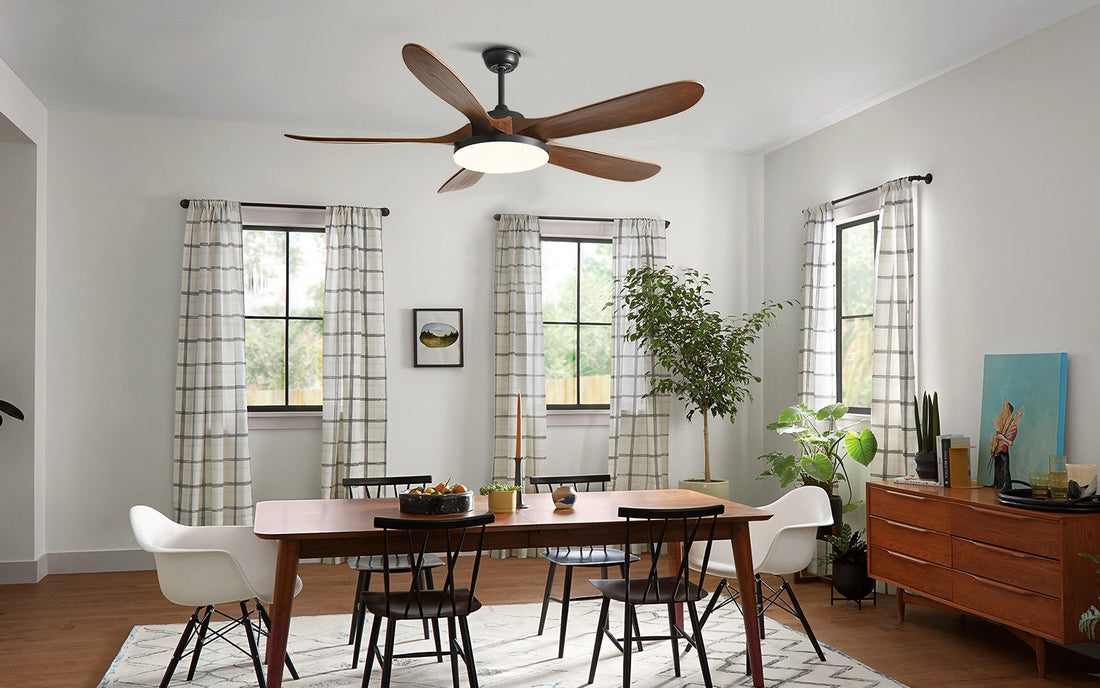 Embrace Elegance and Functionality: The Antizer 5-Leaf Solid Wood Ceiling Fan Light