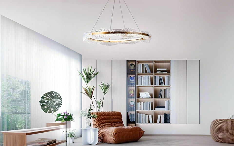 circle chandelier