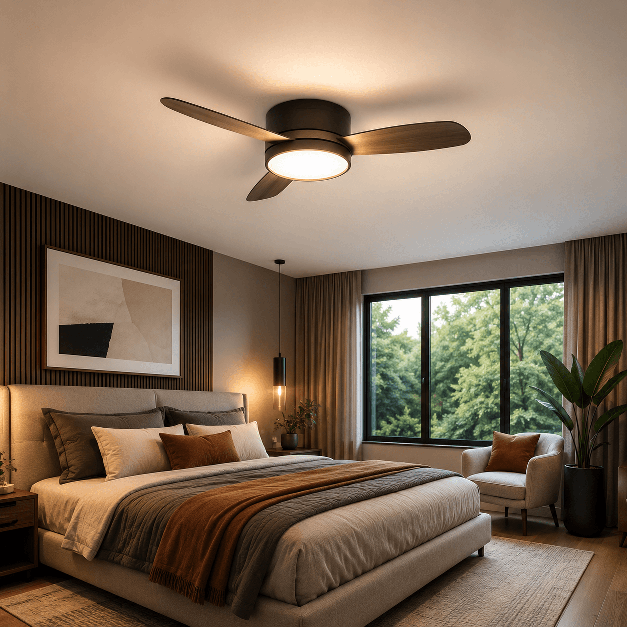 Struggling With Low Ceilings? Try a Low Profile Ceiling Fan With Light