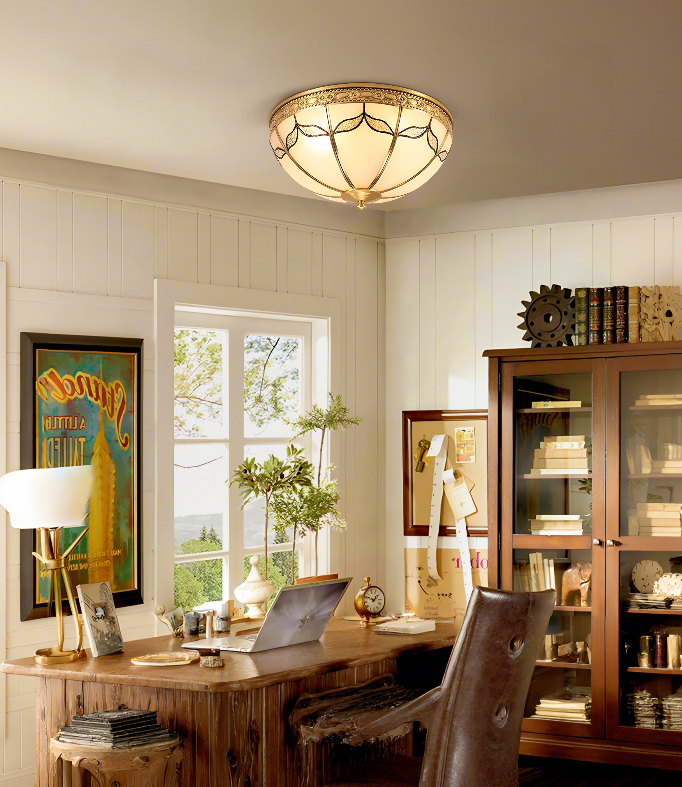 Brass Finish Ceiling Lights