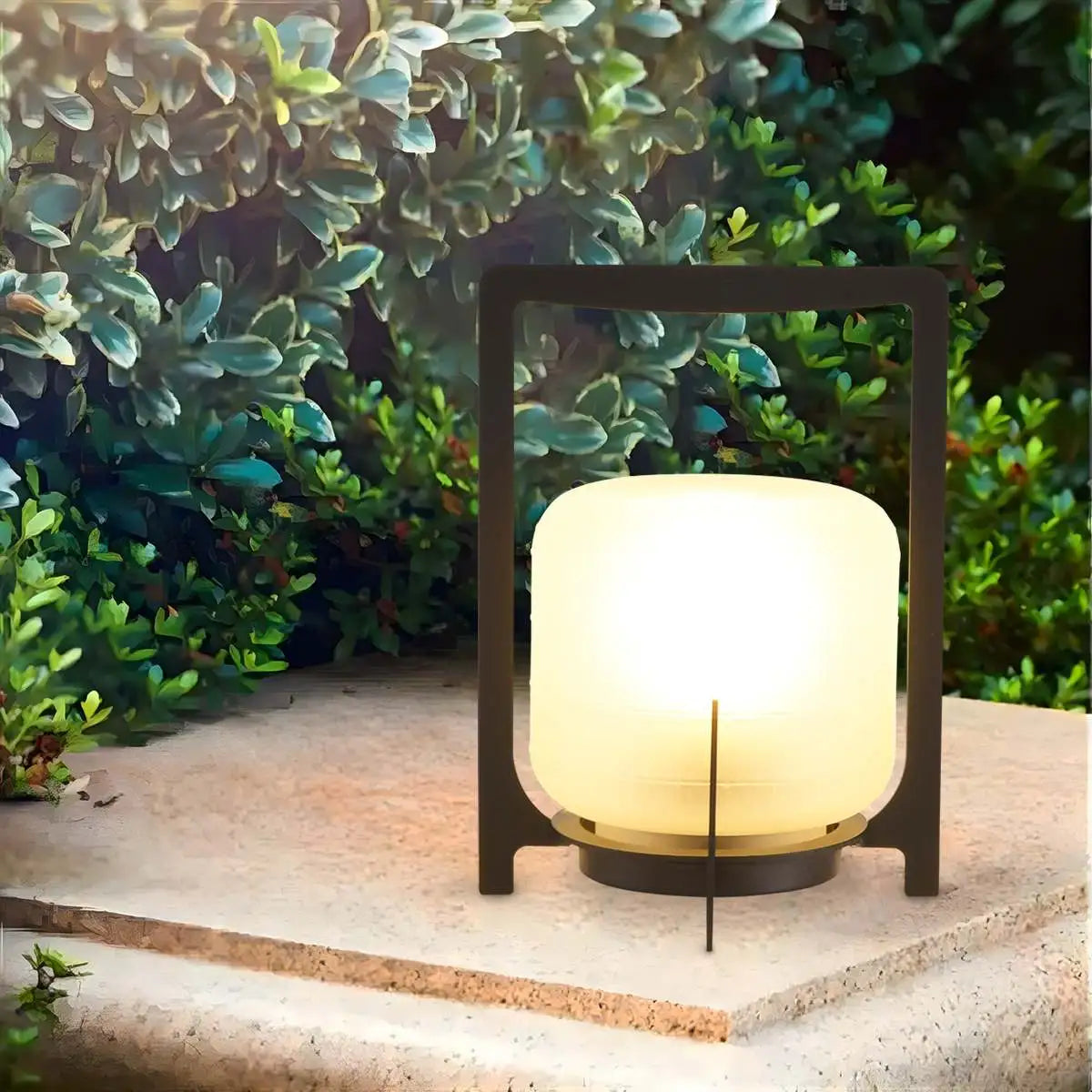 Solar Glass Lantern Outdoor Light