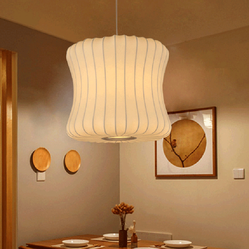 Antizer Vintage LED Silk Lantern Pendant Light