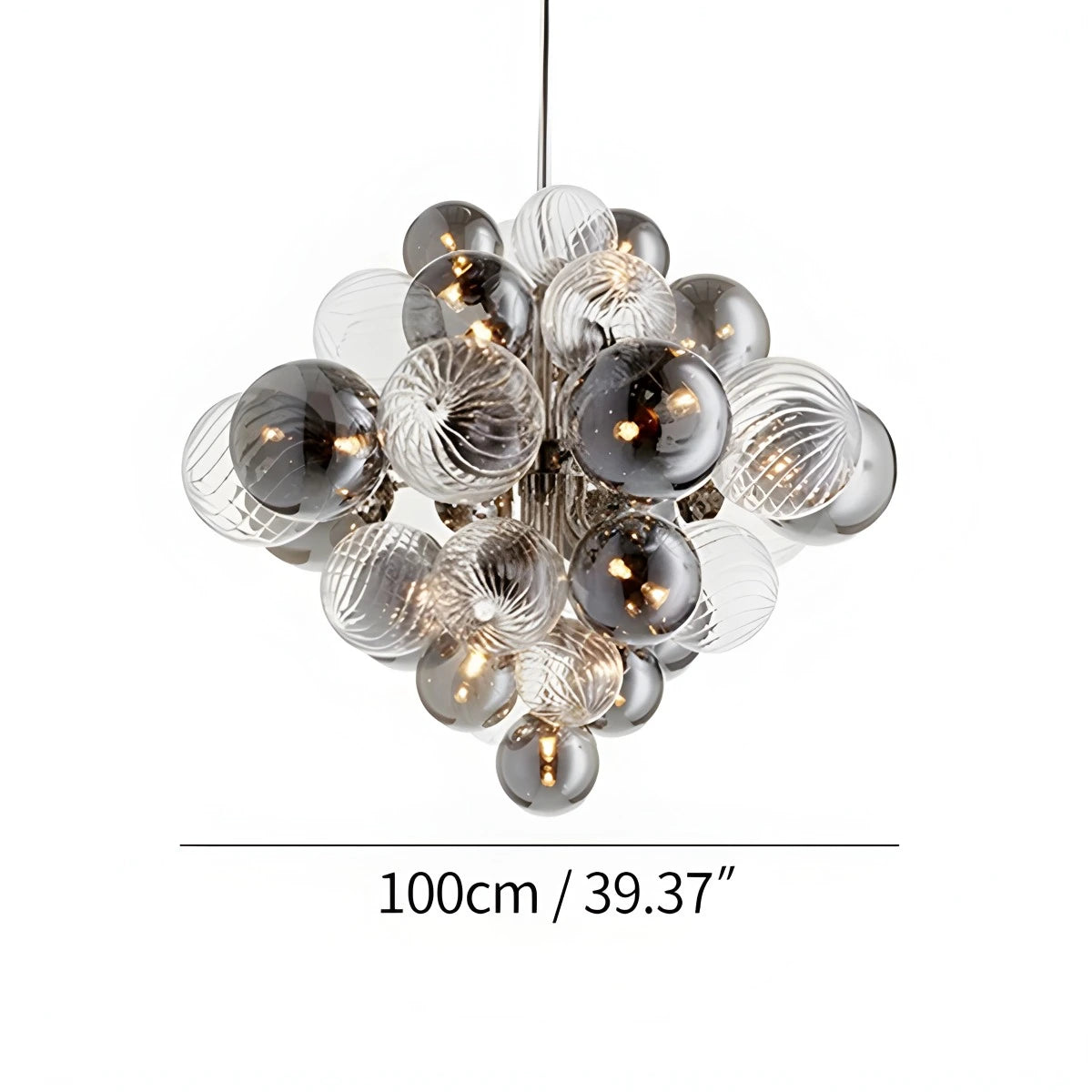 Antizer Nordic Glass Bubble Chandelier