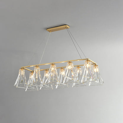 Antizer Modern Simple Crystal Chandelier for Living Room