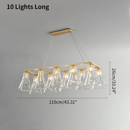 Antizer Modern Simple Crystal Chandelier for Living Room
