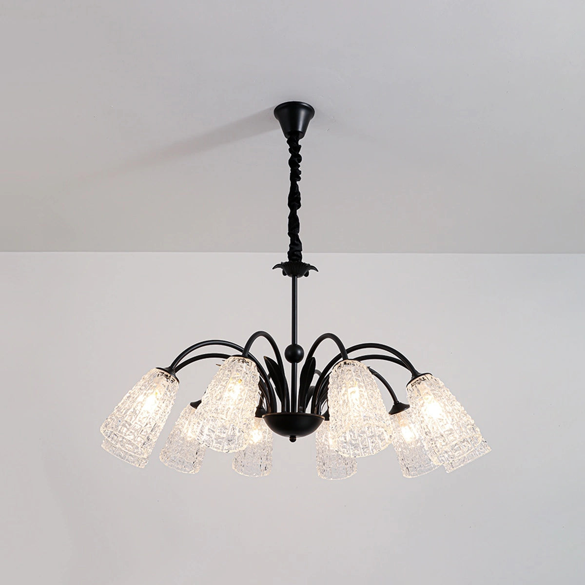 Antizer American Retro Iron Glass Chandelier