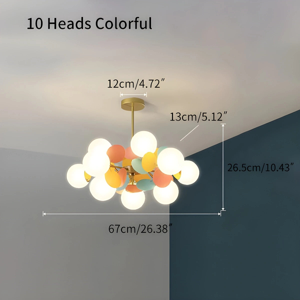 Antizer Colorful Flash Modern Chandelier