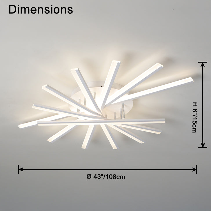 Antizer Modern Multi Light Stick Ceiling Light