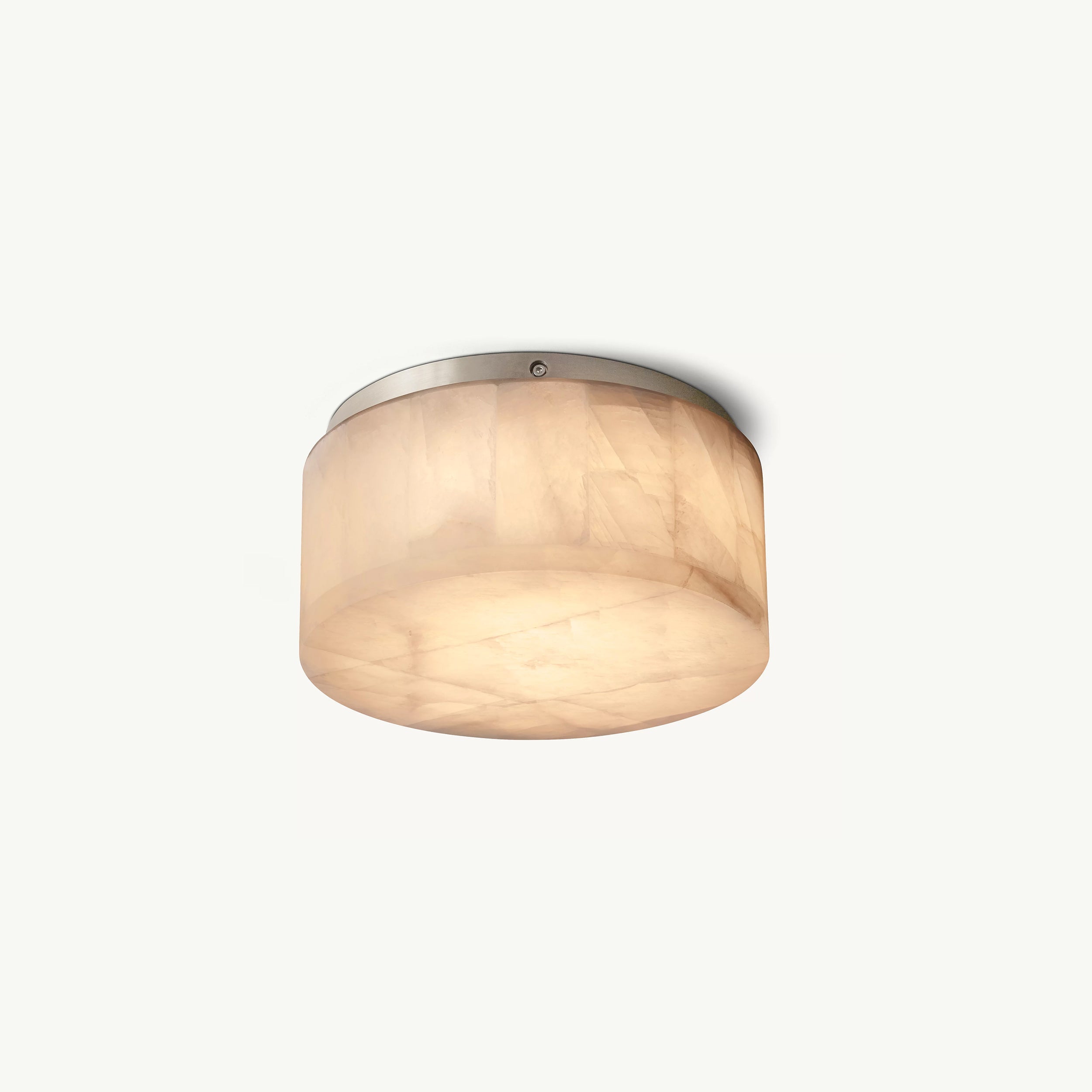 Antizer Minimalist Round Alabaster Ceiling Light