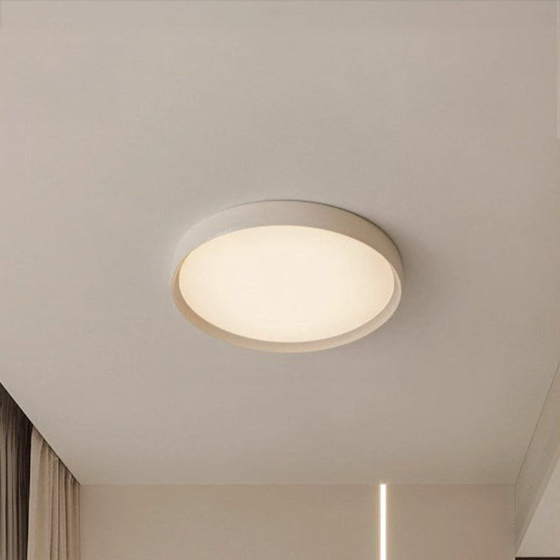 Antizer Minimalist Flat Round Flush Mount Ceiling Light
