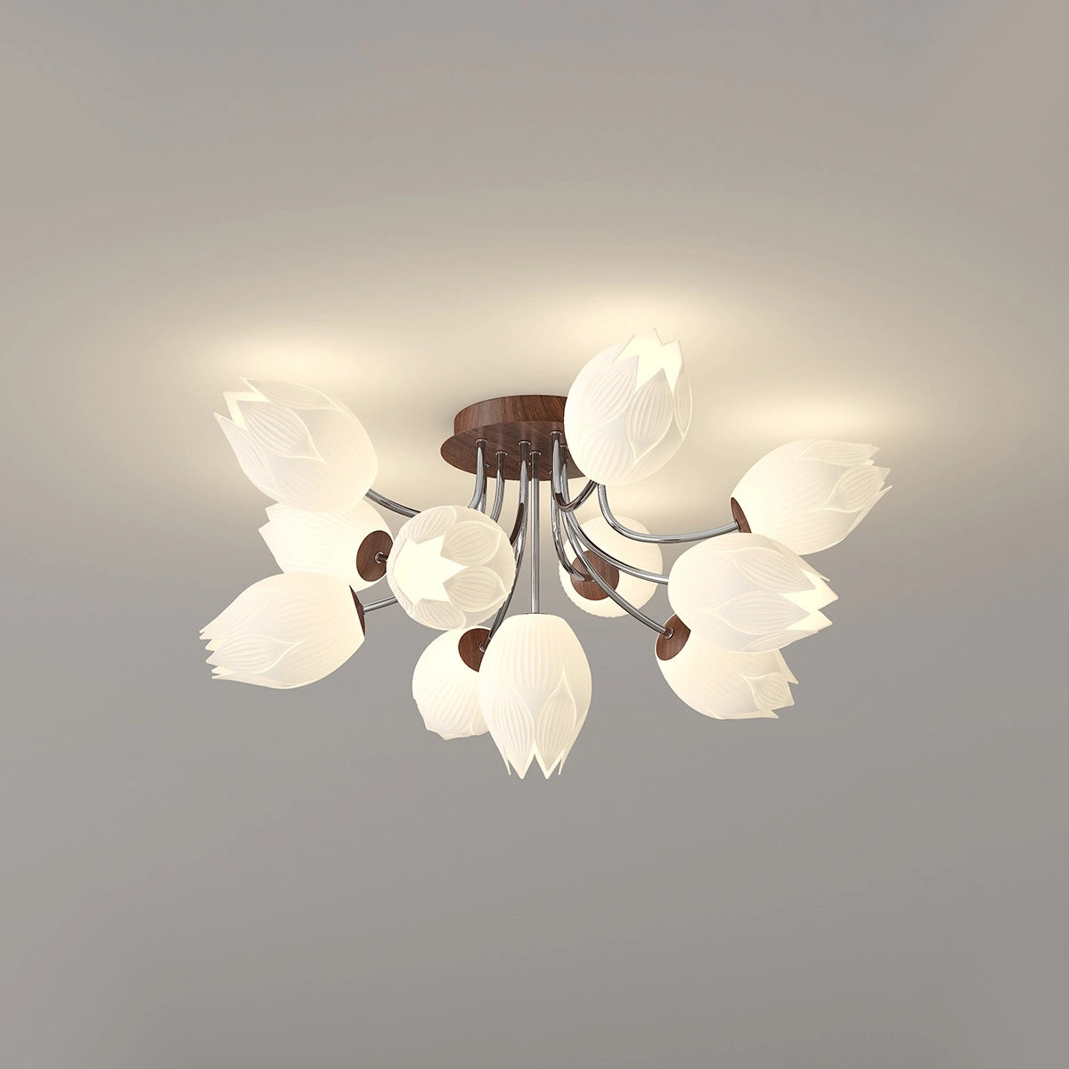Antizer Medieval Flower Ceiling Lamp for Living Room
