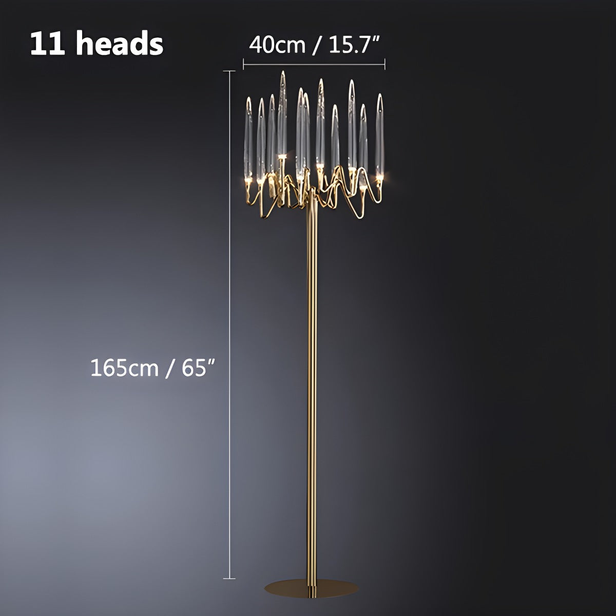 Modern Branch Chandelier  & Floor Lamp