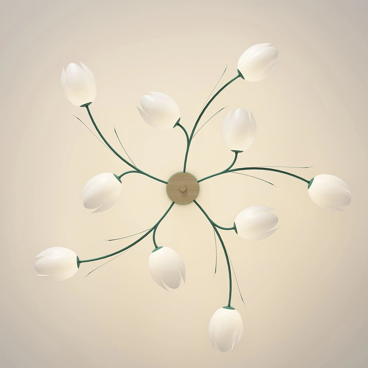 Magnolia Bud Living Room Chandelier