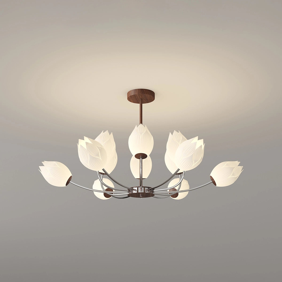 Antizer Medieval Style Flower Chandelier for Bedroom