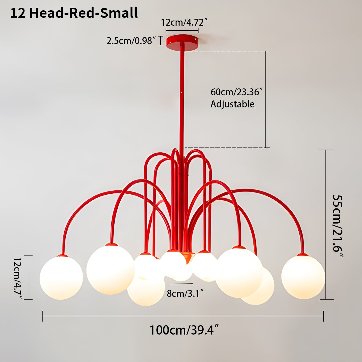 Avi Double Layer Glass Chandelier